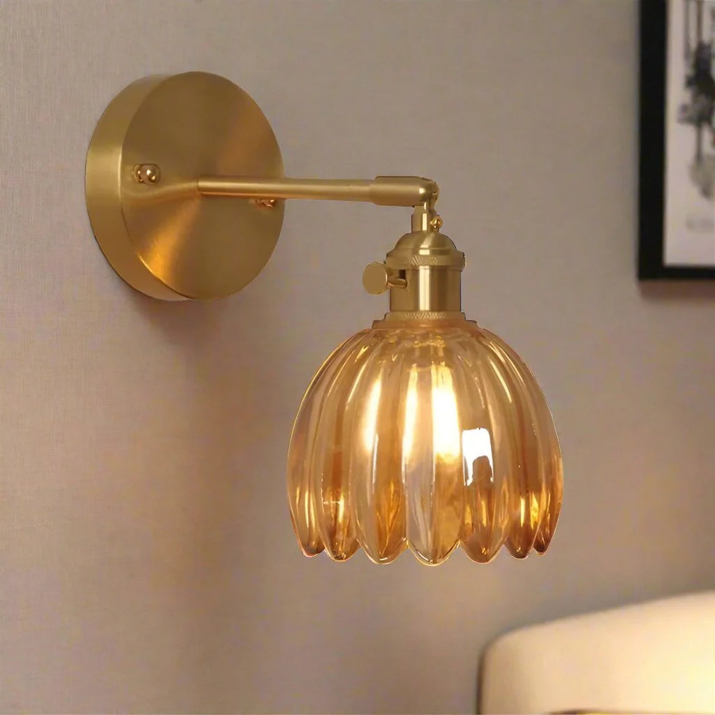 Classic Floral Wall Lamp - Halri