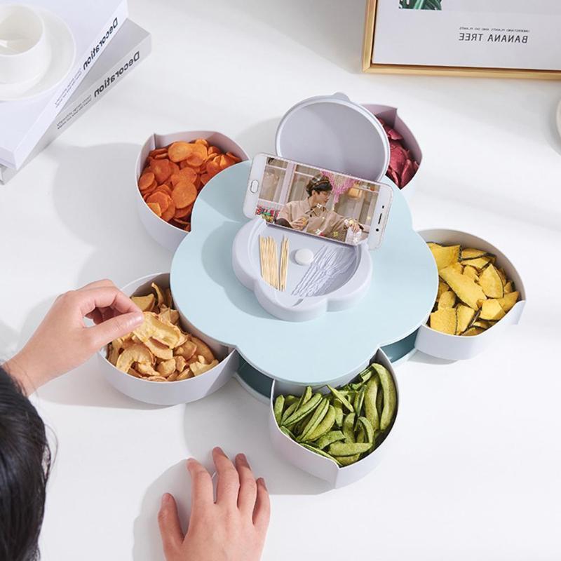 Decorative Spinning Floral Storage Container