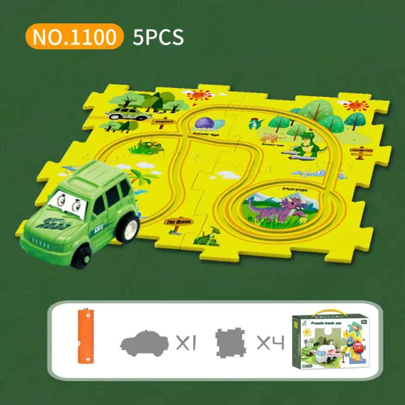 Fun Kids Puzzle Car Toy