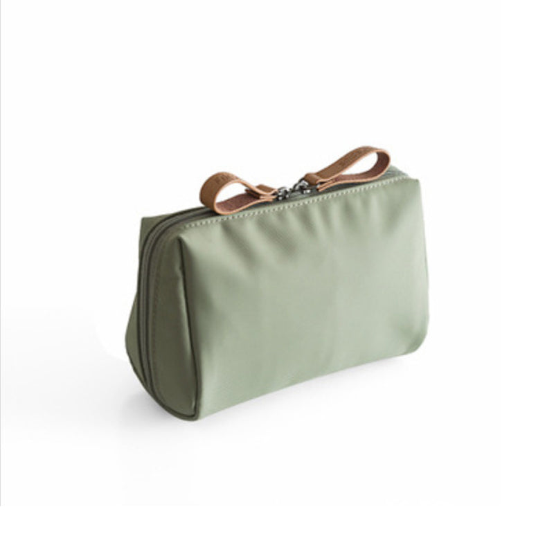 Halri | Simple Makeup Pouch with Dual Zip Closure - Halri