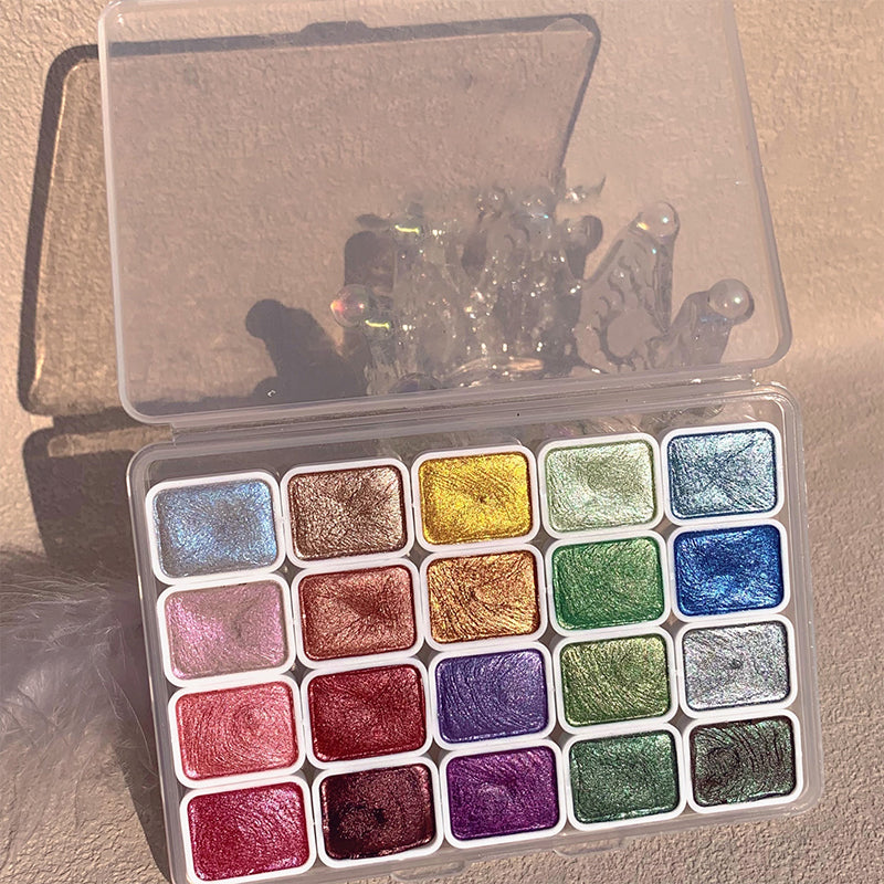 Vibrant Watercolor Art Paint Set 20 Shades