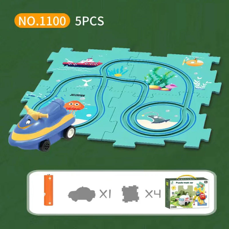 Fun Kids Puzzle Car Toy