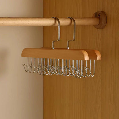 Stable Closet Organizer with Multiple Hooks