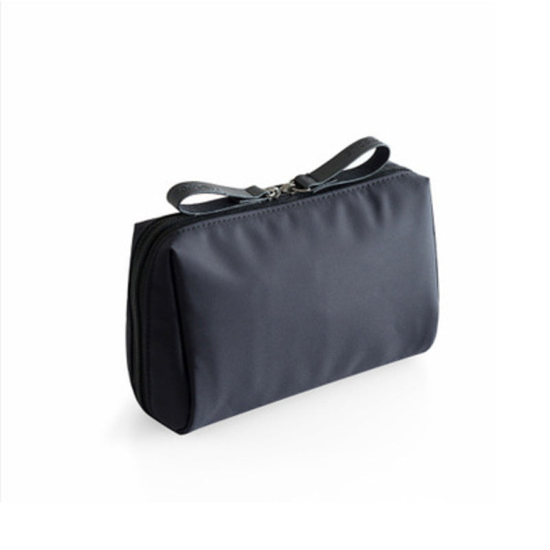 Halri | Simple Makeup Pouch with Dual Zip Closure
