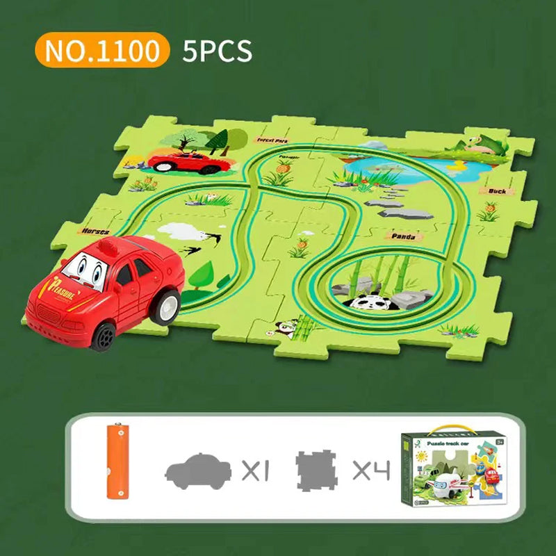 Fun Kids Puzzle Car Toy