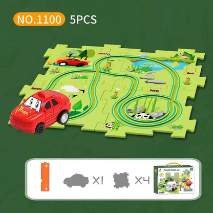 Fun Kids Puzzle Car Toy