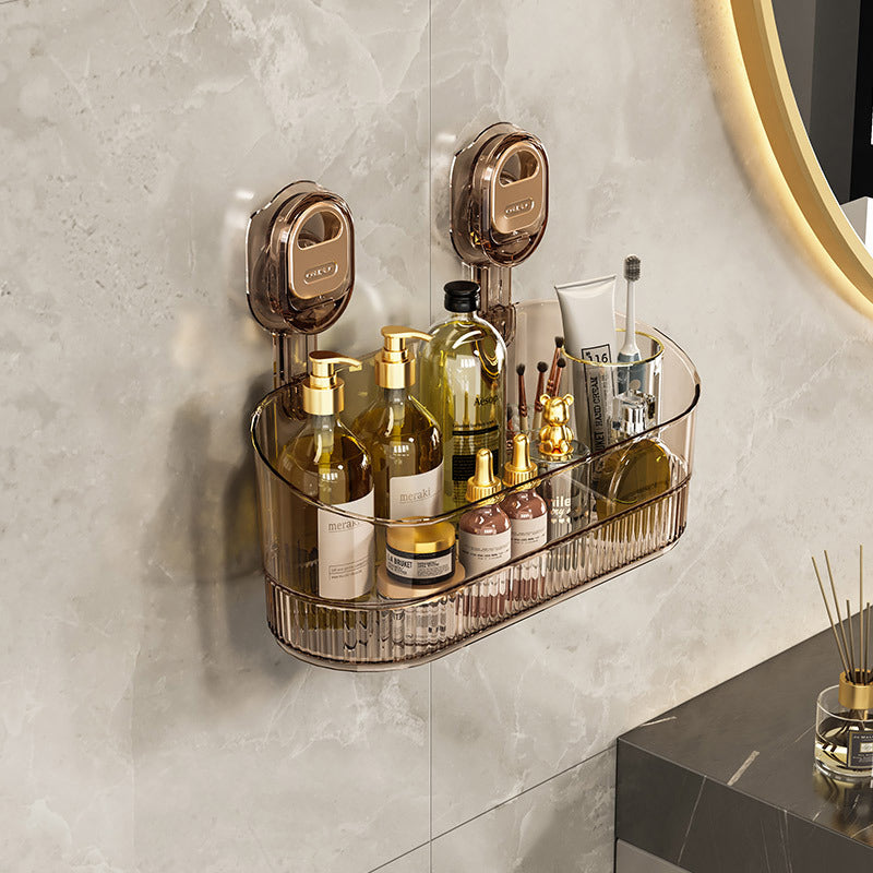 Easy Install Bathroom Suction Shower Storage Box