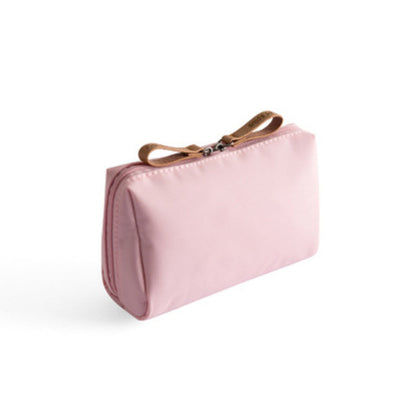 Halri | Simple Makeup Pouch with Dual Zip Closure