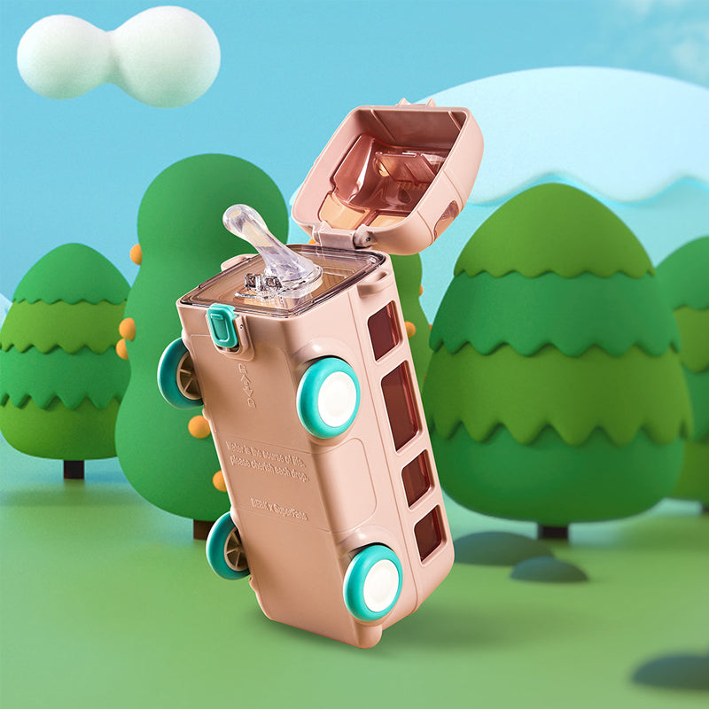 Fun Kids Bus Shaped Water Bottle