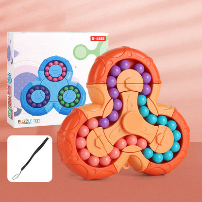 Cool 2-In-1 Rotating Puzzle Cube