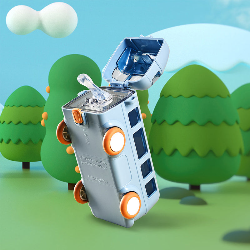 Fun Kids Bus Shaped Water Bottle - Halri