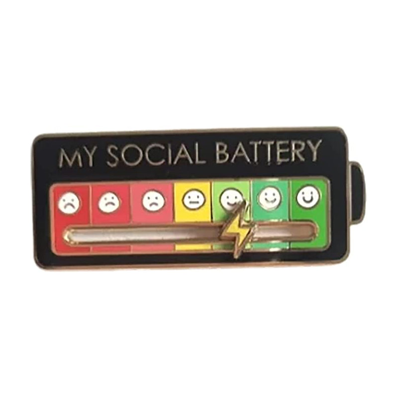 Colorful Mood Indicator Pin Badge - Halri