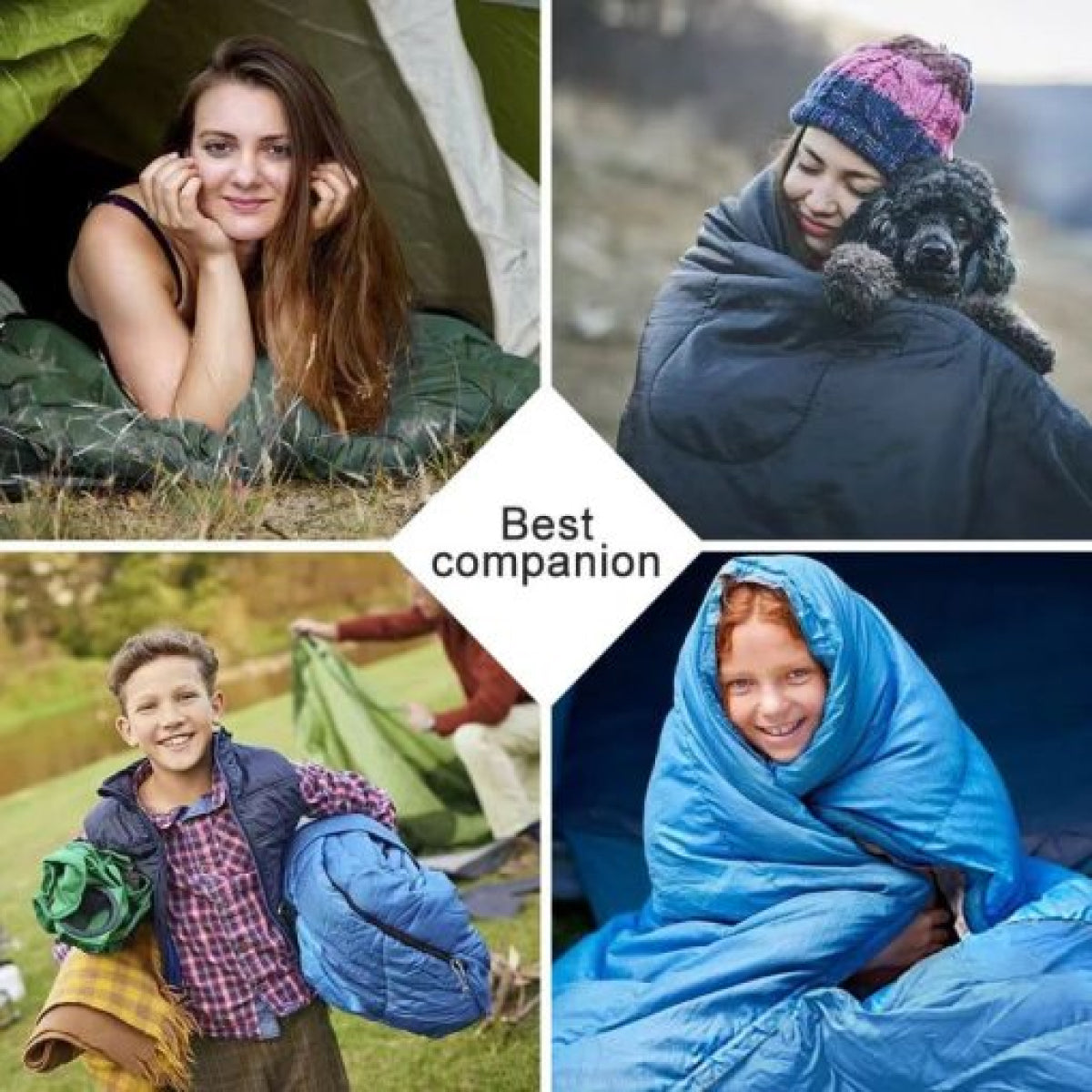 Lightweight Compact Sleeping Bag for Camping & Hiking