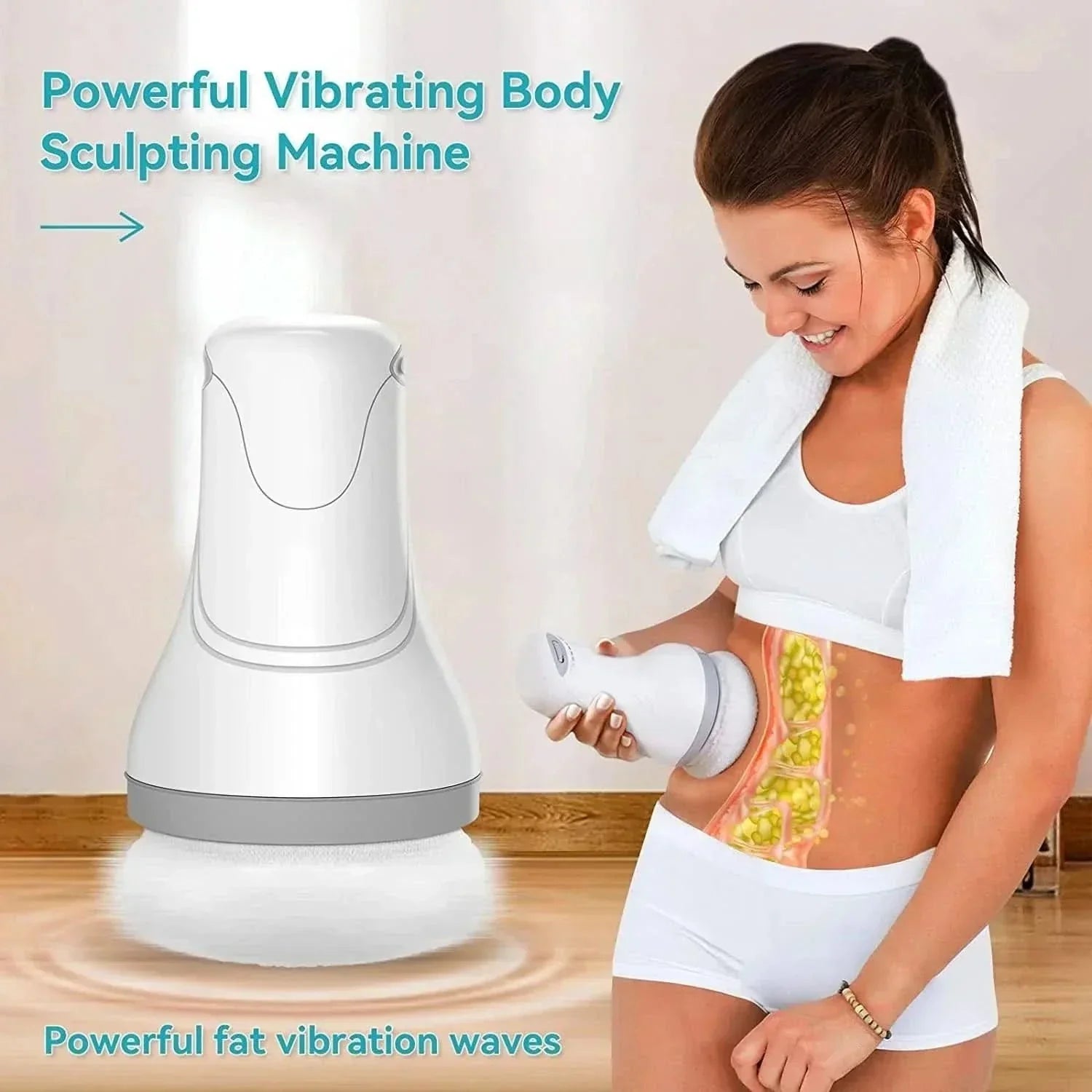 Pro Body Massager with 6 Interchangeable Heads - Halri