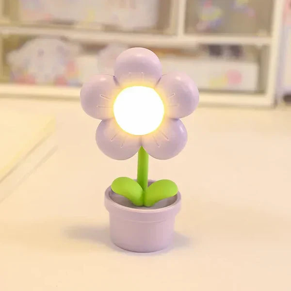 Delicate Floral Calming Desk Lamp