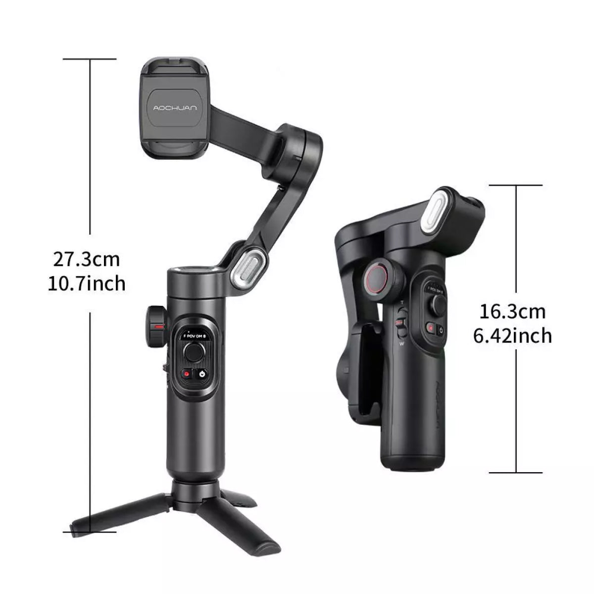 Portable Phone Steady Cam with LED Light