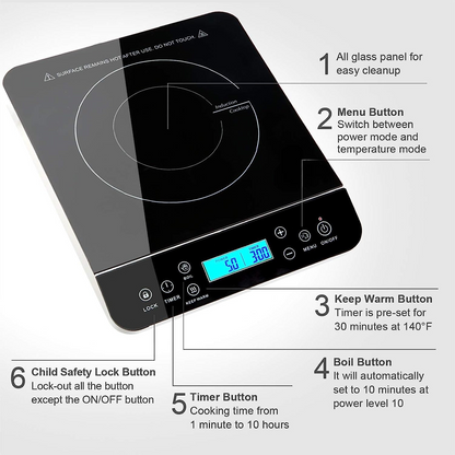 Compact Electric Stove Top