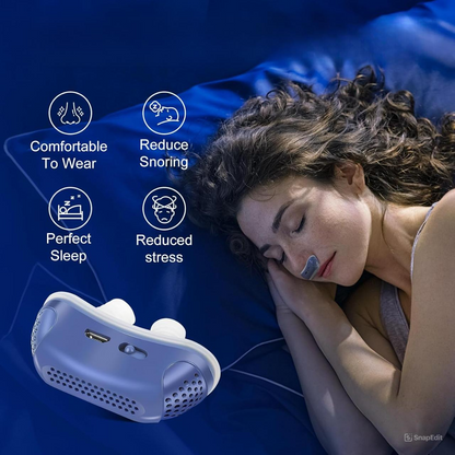 Compact Anti Snore Nasal Breathing Aid for Better Sleep