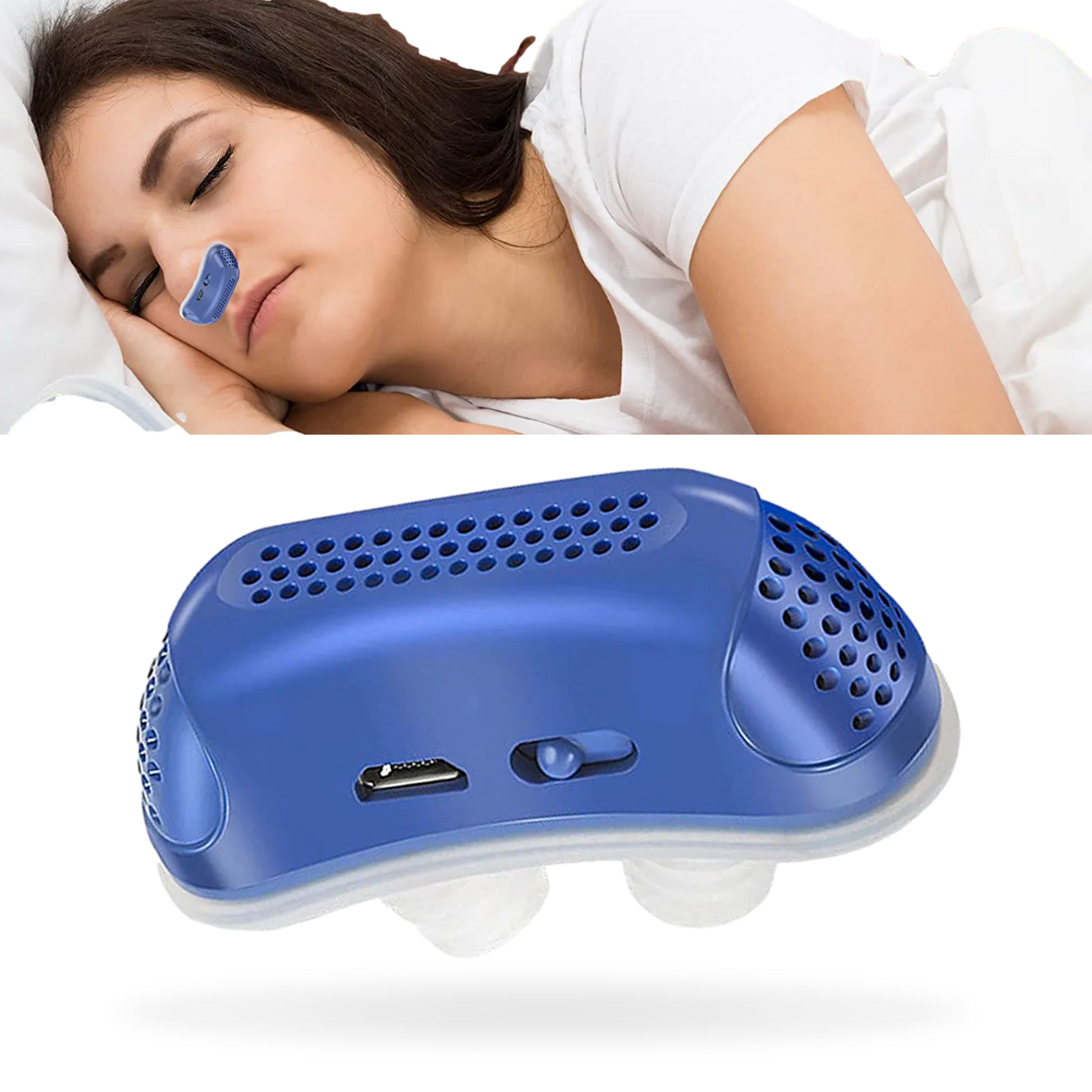 Portable Mini CPAP Machine for Sleep Apnea & Snore Relief - Halri