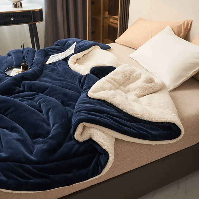 Cozy Plush Fleece Throw Blanket for Home Decor