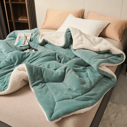 Cozy Plush Fleece Throw Blanket for Home Decor