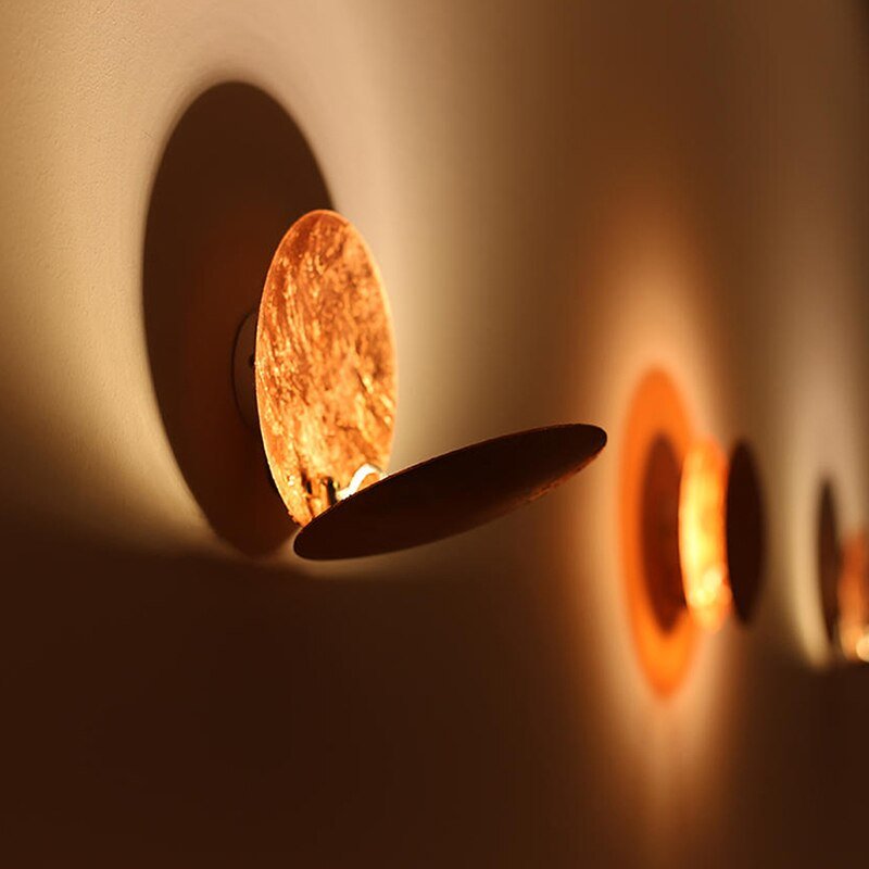 Stylish Round Solar Wall Light - Halri