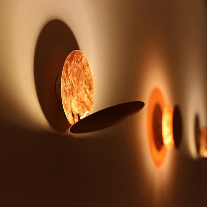 Stylish Round Solar Wall Light - Halri