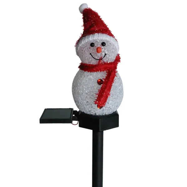 Outdoor Solar Powered Snowman Light - Halri