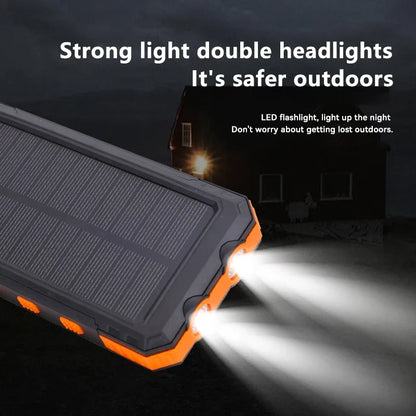 Portable Solar Powered Bank with LED Light - Halri