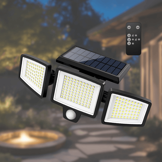 Wireless Solar Powered Motion Light with Remote - Halri
