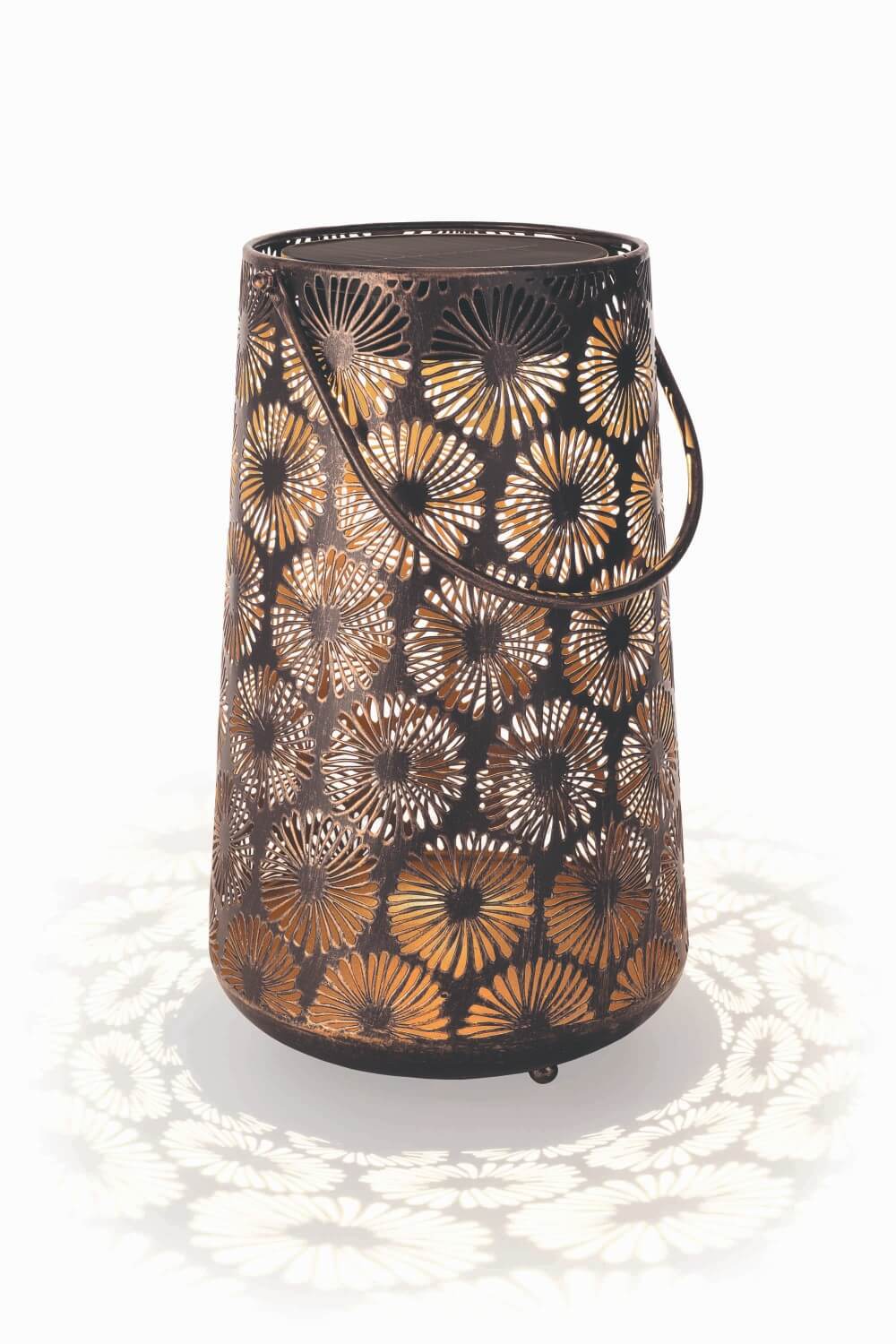 Classic Floral Outdoor Solar Lantern - Halri