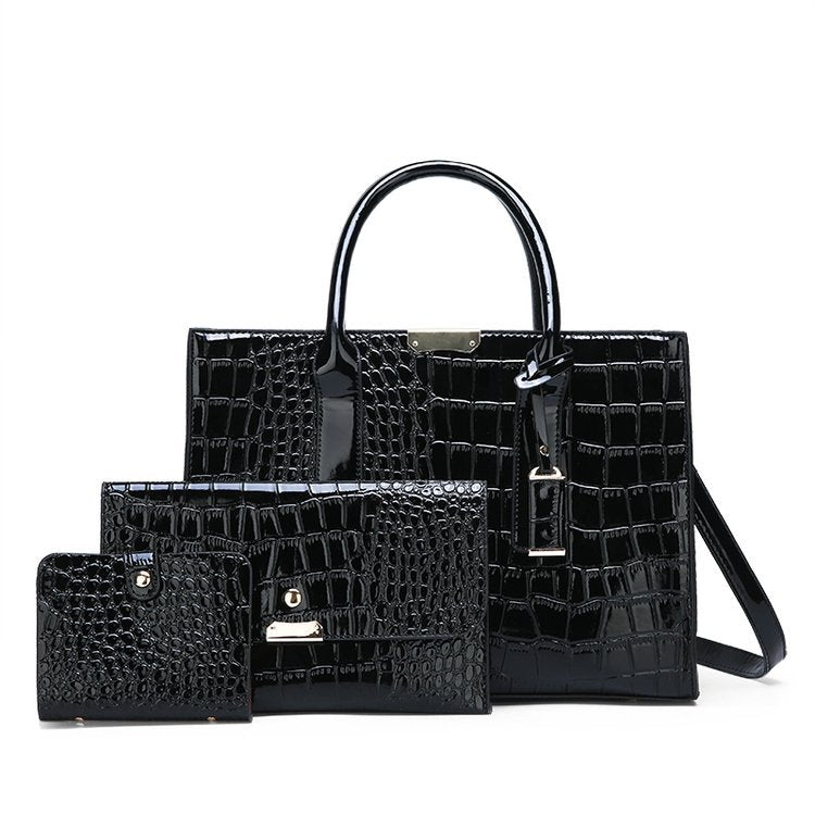 Luxury Croc Pattern Tote Bag
