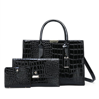 Luxury Croc Pattern Tote Bag
