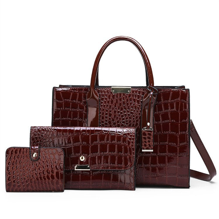 Luxury Croc Pattern Tote Bag