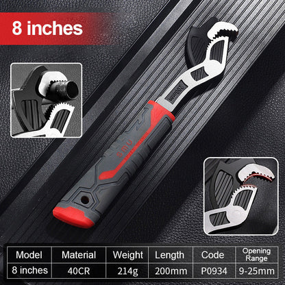 Heavy Duty Multifunctional Locking Pipe Wrench Tool