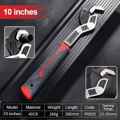 Heavy Duty Multifunctional Locking Pipe Wrench Tool
