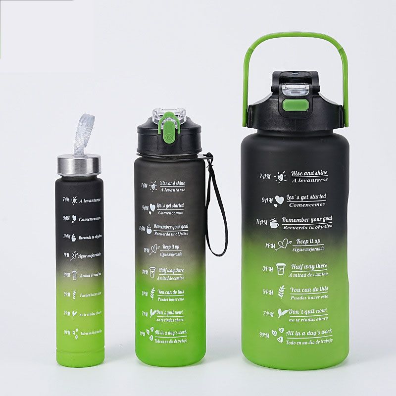 Inspirational 3-In-1 Fitness Water Bottle
