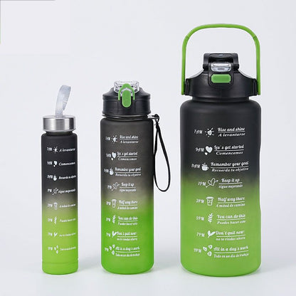 Inspirational 3-In-1 Fitness Water Bottle