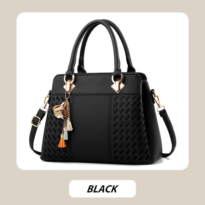 Stylish Ladies Handbag with Tassel Detail
