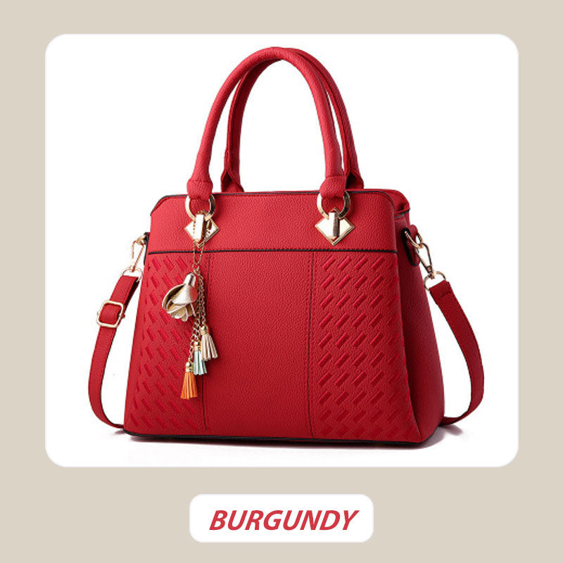 Stylish Ladies Handbag with Tassel Detail - Halri