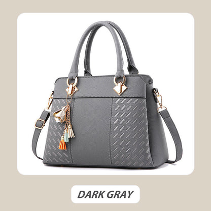 Stylish Ladies Handbag with Tassel Detail