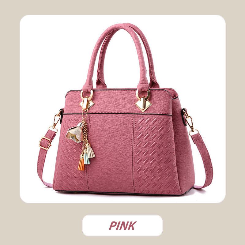 Stylish Ladies Handbag with Tassel Detail
