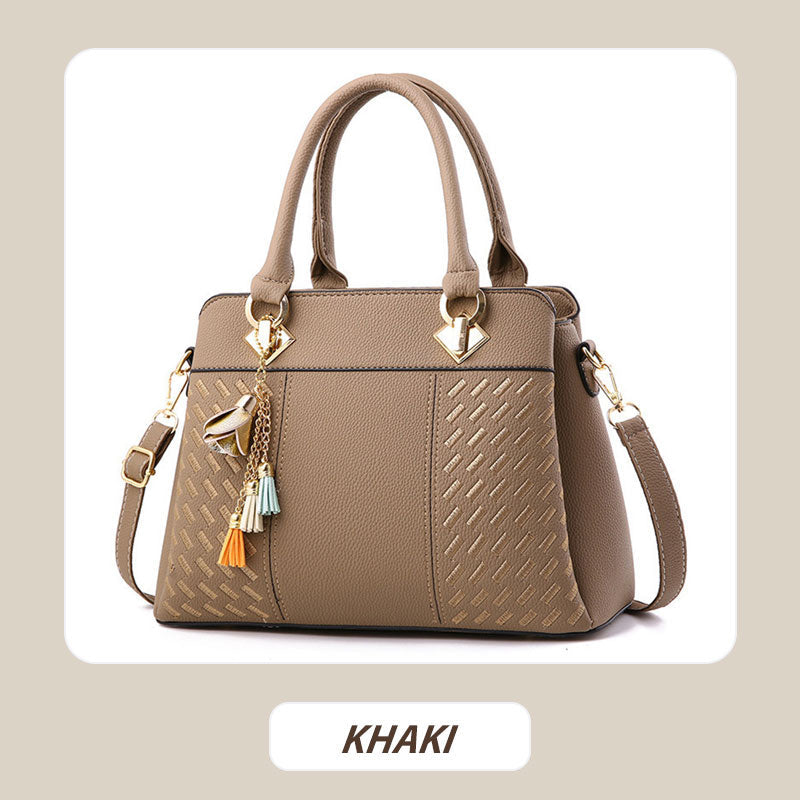 Stylish Ladies Handbag with Tassel Detail