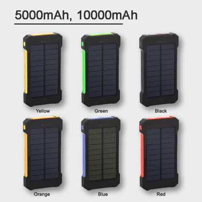 Portable Solar Powered Phone Battery Bank