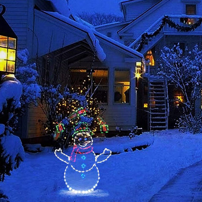 Colorful Twinkling Snowglobe Lamp