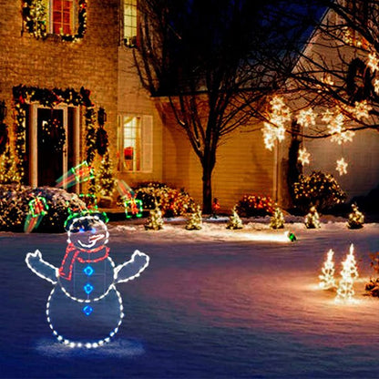 Colorful Twinkling Snowglobe Lamp