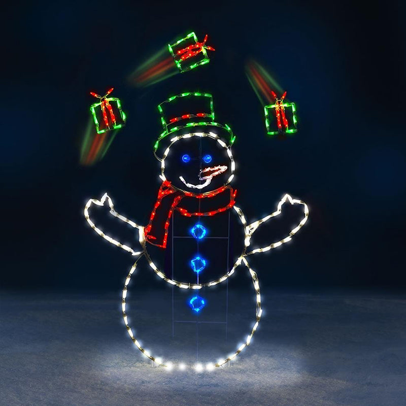 Colorful Twinkling Snowglobe Lamp