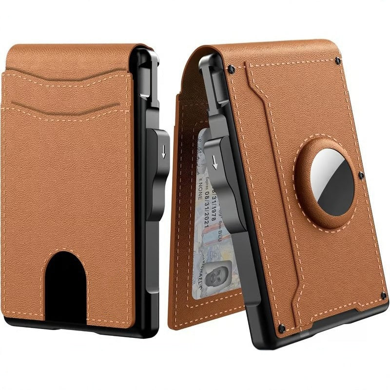Slim Leather Men's Wallet with RFID Protection