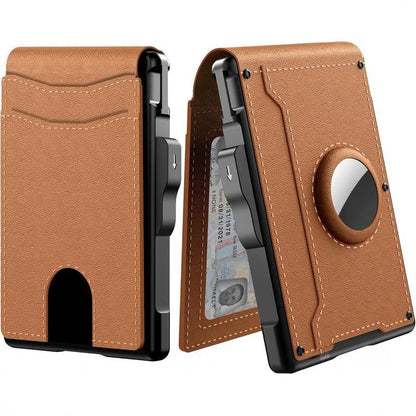 Slim Leather Men's Wallet with RFID Protection