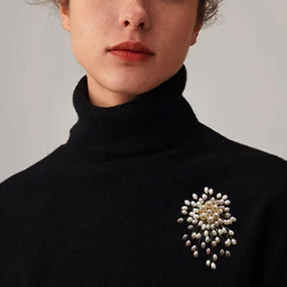 Luxury Handmade Pearl Brooch for Women - Halri